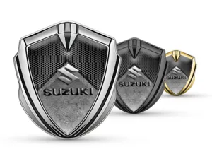 Suzuki Insignias Marca Coche Diseño Max Marca Metal Robusto
